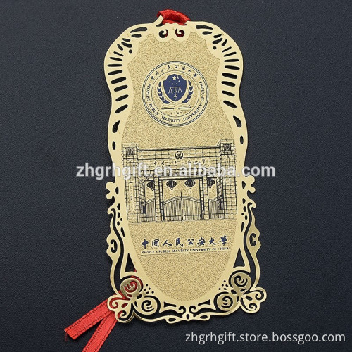 Wholesale Fashion Etched Metal Bookmark